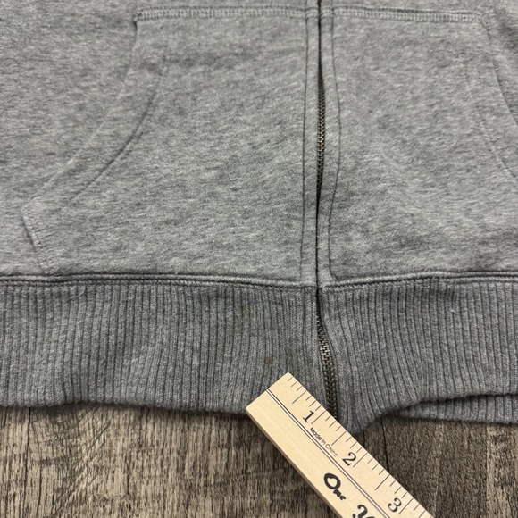 Y2K Aeropostale Grunge Faux Fur Thermal Lined Zip Up Hoodie Sz L - Picture 6 of 12